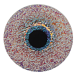 Бра круглое стеклянное с морозным эффектом Heterochromia варинант исполнения - 1 | Loft Concept во Владивостоке