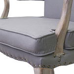 Кресло Aubrey Classical Armchair grey flax варинант исполнения - 4 | Loft Concept во Владивостоке