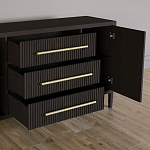 Буфет Primo с тремя ящиками и двумя фасадами Темный орех варинант исполнения - 4 | Loft Concept во Владивостоке