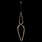 Подвесной светильник обрамленный элементами в виде кристаллов Smooth Shine варинант исполнения - 3 | Loft Concept во Владивостоке