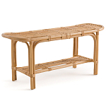 Скамья из ротанга с подушкой Manlio Rattan Bench варинант исполнения - 6 | Loft Concept во Владивостоке