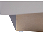 Комод со стеклянной столешницей и с выдвижными ящиками Minimalist Accent варинант исполнения - 6 | Loft Concept во Владивостоке