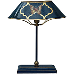 Настольная лампа с абажуром из металла Chinoiserie Butterfly Table Lamp Blue варинант исполнения - 1 | Loft Concept во Владивостоке