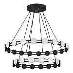 Люстра двухъярусная с круглыми светодиодными источниками света Maxine Light варинант исполнения - 3 | Loft Concept во Владивостоке