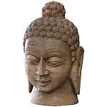 Статуэтка из камня Голова Будды Stone Buddha Head варинант исполнения - 2 | Loft Concept во Владивостоке