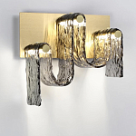 Бра волнистой формы из фактурного стекла Big Wave варинант исполнения - 2 | Loft Concept во Владивостоке