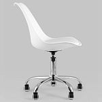 Офисный стул на металлическом основании EGGERY White пластик варинант исполнения - 3 | Loft Concept во Владивостоке