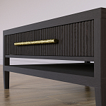 Кофейный стол Primo с двумя ящиками Темный орех варинант исполнения - 5 | Loft Concept во Владивостоке