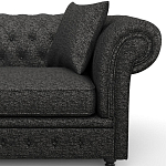 Мебельная ткань Шенилл темно-серый цвет 138 см T4-40 варинант исполнения - 8 | Loft Concept во Владивостоке