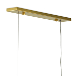 Люстра прямоугольная с белыми цилиндрическими абажурами White Ribbon варинант исполнения - 3 | Loft Concept во Владивостоке