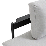 Диван-шезлонг черный Annet варинант исполнения - 3 | Loft Concept во Владивостоке