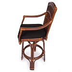 Барный стул из ротанга Eloise коричневый варинант исполнения - 3 | Loft Concept во Владивостоке