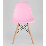 Пластиковый стул на ножках из массива бука Eames Pink варинант исполнения - 4 | Loft Concept во Владивостоке