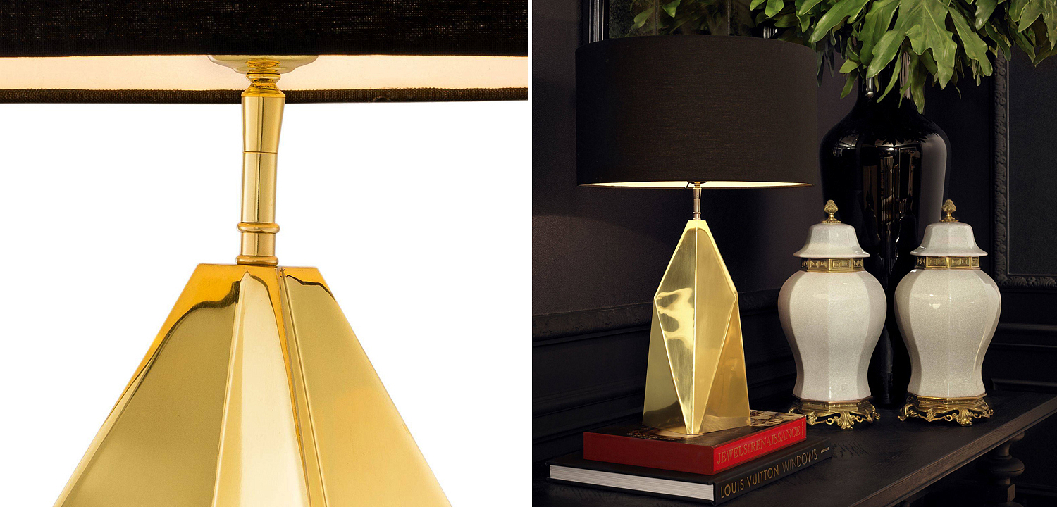Настольная лампа Eichholtz Table Lamp Setai brass Настольная лампа Eichholtz Table Lamp Setai brass - Loft-Concept во Владивостоке