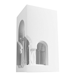 Встраиваемый в стену гипсовый светильник под покраску с арками и рельефными колоннами Antiquity Athena варинант исполнения - 4 | Loft Concept во Владивостоке