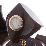 Настольный письменный набор из природного камня обсидиана коричневого Team leader варинант исполнения - 3 | Loft Concept во Владивостоке