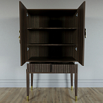 Кабинетный шкаф Elsa Dreams Walnut с 2-мя ящиками варинант исполнения - 4 | Loft Concept во Владивостоке