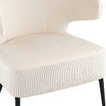 Современное мягкое кресло на металлических ножках Rakush Milk варинант исполнения - 6 | Loft Concept во Владивостоке