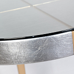 Столик журнальный серебристый с круглой столешницей Showing Refinement варинант исполнения - 1 | Loft Concept во Владивостоке