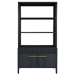 Стеллаж Primo с ящиками Черный дуб  варинант исполнения - 8 | Loft Concept во Владивостоке