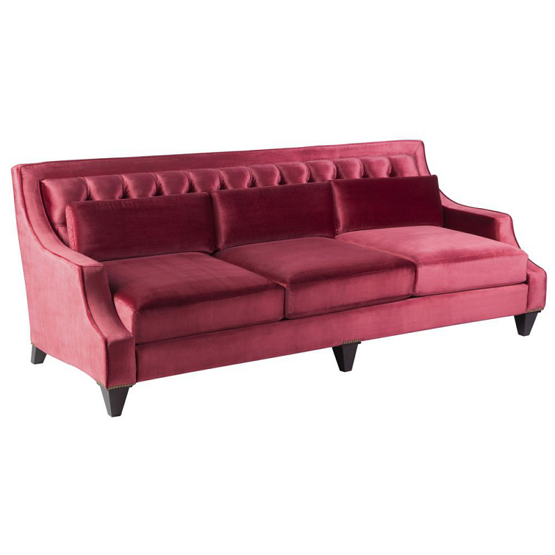 Диван Tufted pearl Розовый (Rose) Коричневый Диван Tufted pearl Розовый (Rose) Коричневый во Владивостоке | Loft Concept