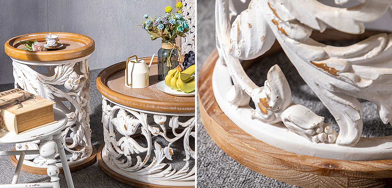 Приставной стол Fleurette Provence Side Table 42 Приставной стол Fleurette Provence Side Table 42 - Loft-Concept во Владивостоке