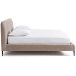 Кровать с обивкой велюр Hazel Velour Beige Bed варинант исполнения - 3 | Loft Concept во Владивостоке