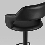 Барный стул черного цвета Strohach варинант исполнения - 6 | Loft Concept во Владивостоке