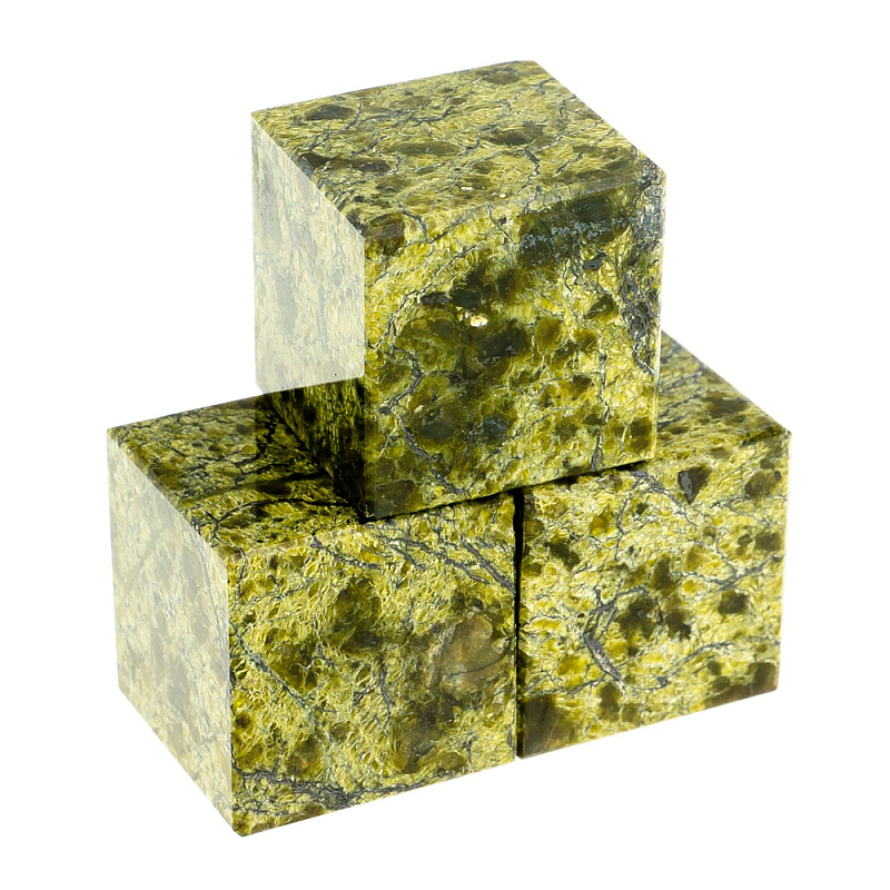 Камни для охлаждения виски из натурального камня змеевик Natural Stone Cube Зеленый Камни для охлаждения виски из натурального камня змеевик Natural Stone Cube Зеленый во Владивостоке | Loft Concept