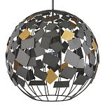 Люстра в форме сферы с декором из металлических квадратов Path to the Stars варинант исполнения - 2 | Loft Concept во Владивостоке