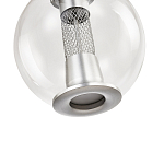 Подвесной светильник с плафоном в форме шара Inner Gleam Orb silver варинант исполнения - 6 | Loft Concept во Владивостоке