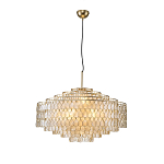 Люстра многоярусная с декором из натуральной морской ракушки Iridescent Light варинант исполнения - 10 | Loft Concept во Владивостоке