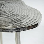 Металлический кофейный столик Puddle Silver варинант исполнения - 2 | Loft Concept во Владивостоке