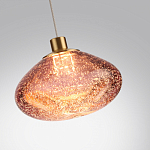 Подвесной светильник с прозрачным стеклянным плафоном округлой формы Effervia  варинант исполнения - 3 | Loft Concept во Владивостоке