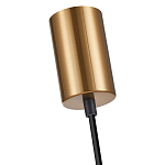 Подвесной светильник со стеклянным плафоном в форме бокала янтарного цвета Prestige варинант исполнения - 5 | Loft Concept во Владивостоке