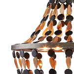 Люстра каплевидной формы с подвесками в виде декоративных бусин Flat Beads варинант исполнения - 1 | Loft Concept во Владивостоке