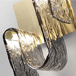 Бра волнистой формы из фактурного стекла Wave варинант исполнения - 4 | Loft Concept во Владивостоке