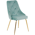 Стул в мятной велюровой обивке Ward Mint Velour Chair варинант исполнения - 1 | Loft Concept во Владивостоке