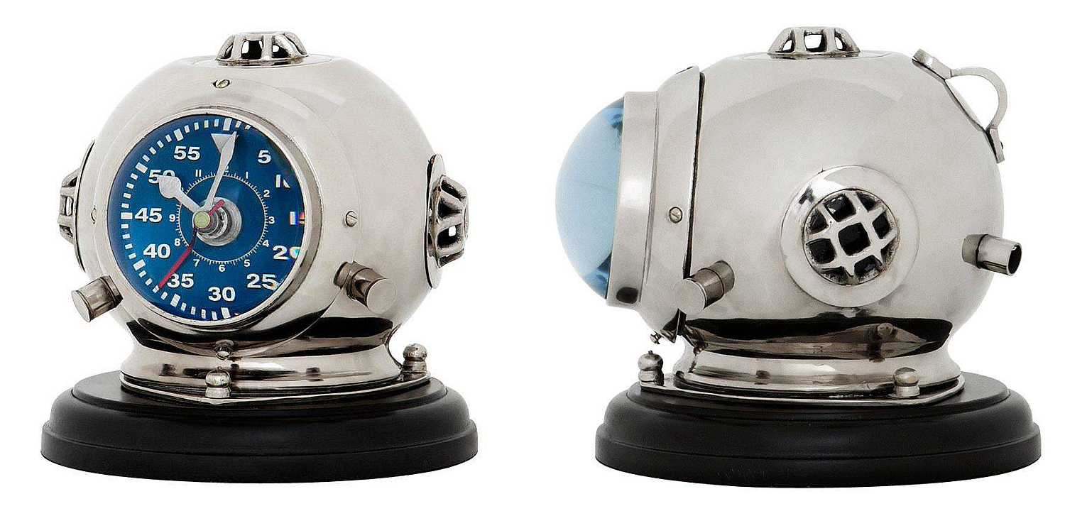 Часы Eichholtz Clock Diving Helmet Odyssey Часы Eichholtz Clock Diving Helmet Odyssey - Loft-Concept во Владивостоке