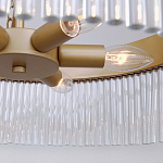 Люстра подвесная круглая со стеклянными трубками Nembus варинант исполнения - 3 | Loft Concept во Владивостоке