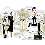 Megan Hess. Elegance варинант исполнения - 4 | Loft Concept во Владивостоке