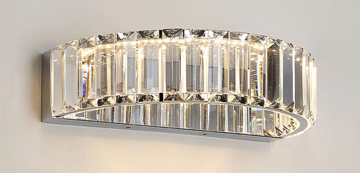 Бра Crystal Shine Linda Chrome Wall Lamp A Бра Crystal Shine Linda Chrome Wall Lamp A - Loft-Concept во Владивостоке