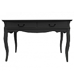 Консоль черного цвета из массива бука в стиле прованс Black Provence варинант исполнения - 2 | Loft Concept во Владивостоке