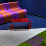 Дизайнерский кофейный стол Poltronova T01 Red Coffee Table варинант исполнения - 3 | Loft Concept во Владивостоке