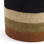 Плетеная корзина в полоску Iweala Wicker Basket варинант исполнения - 2 | Loft Concept во Владивостоке