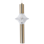 Подвесной светильник Toussaint Metal Tube Brass Hanging Lamp варинант исполнения - 1 | Loft Concept во Владивостоке