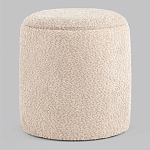 Пуфик Бежевое Букле Poof Alice Beige Boucle  варинант исполнения - 5 | Loft Concept во Владивостоке