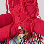 Настенный ковер разноцветный из одежды Heart варинант исполнения - 4 | Loft Concept во Владивостоке