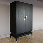 Платяной шкаф Elsa Dreams Black с 2-мя фасадами варинант исполнения - 2 | Loft Concept во Владивостоке