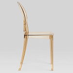 Прозрачный стул с янтарным оттенком LOUIS GHOST CHAIR варинант исполнения - 2 | Loft Concept во Владивостоке